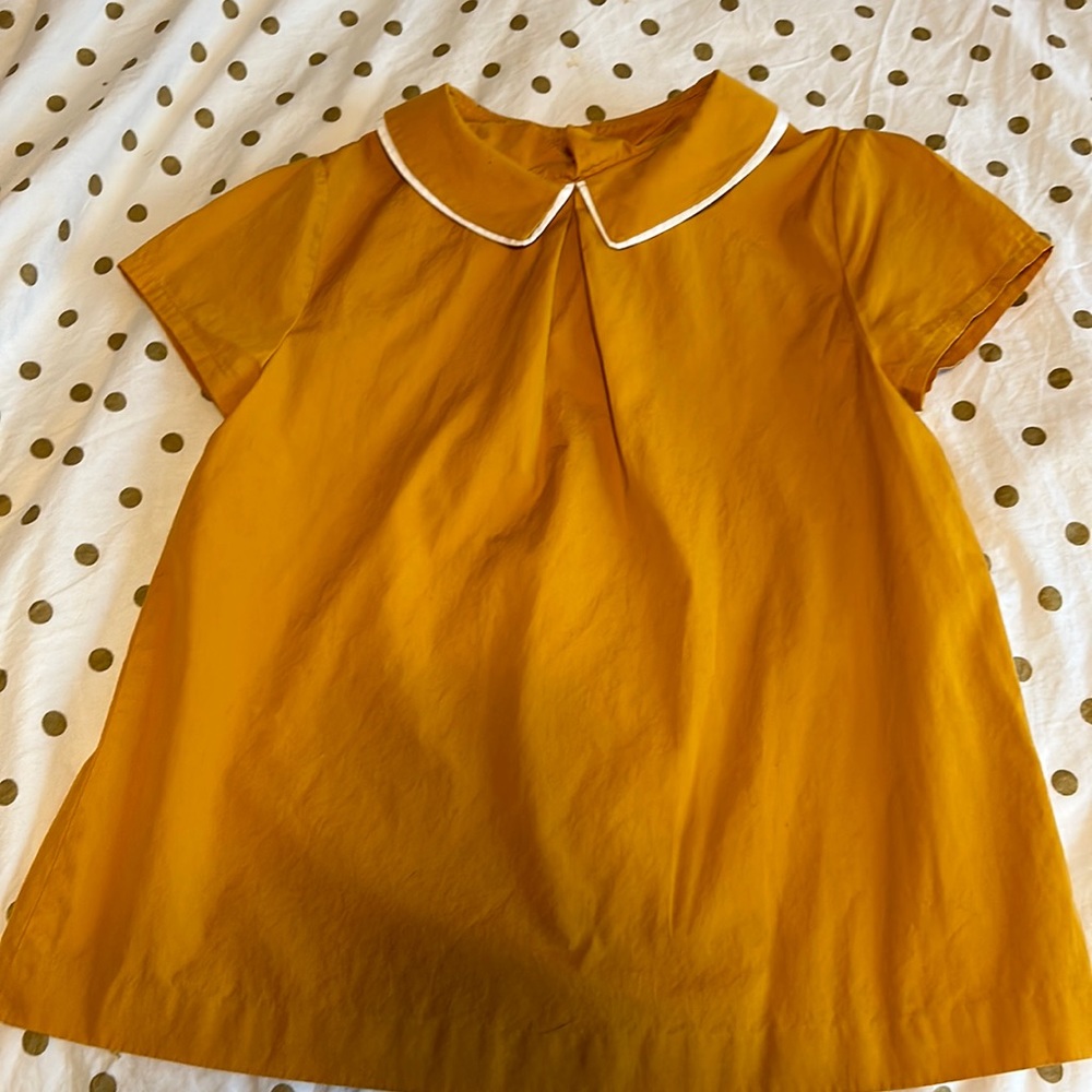 Yellow Jacadi Paris blouse, girl’s size 10.
